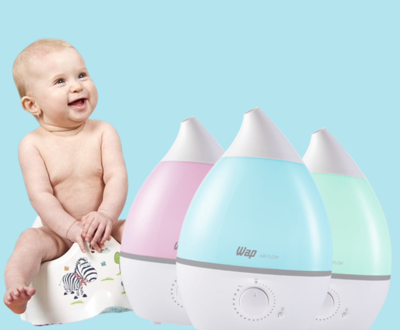 Umidificador de ar para bebê